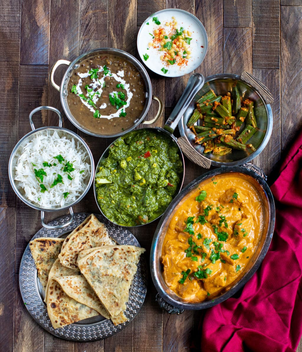 A SoCal Tiffin vegetarian thali